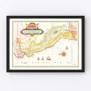 Peru Vintage Map 1665