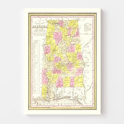 map of Alabama