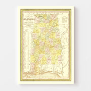 map of Alabama