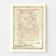map of Alabama