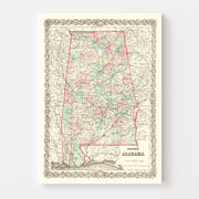 map of Alabama