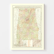 map of Alabama
