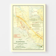 map of Klondyke mine