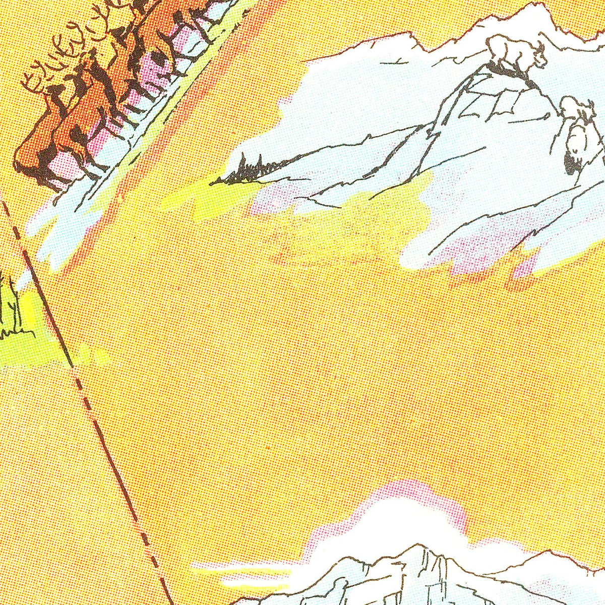 Restored historic details from the 1930 state map of County, Alaska