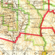 old Arizona map