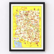 Arizona Vintage Map 1942