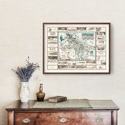 vintage sedona map a