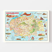 map of Navajo Land