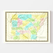 map of Arkansas