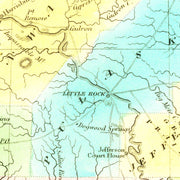 old Arkansas map