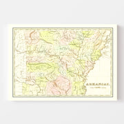 map of Arkansas
