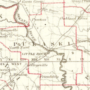 old Arkansas map