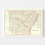 map of Arkansas