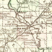 old Arkansas map