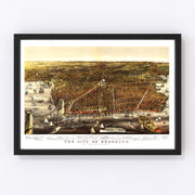 Brooklyn Vintage Map 1879
