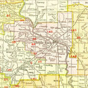 old Arkansas map