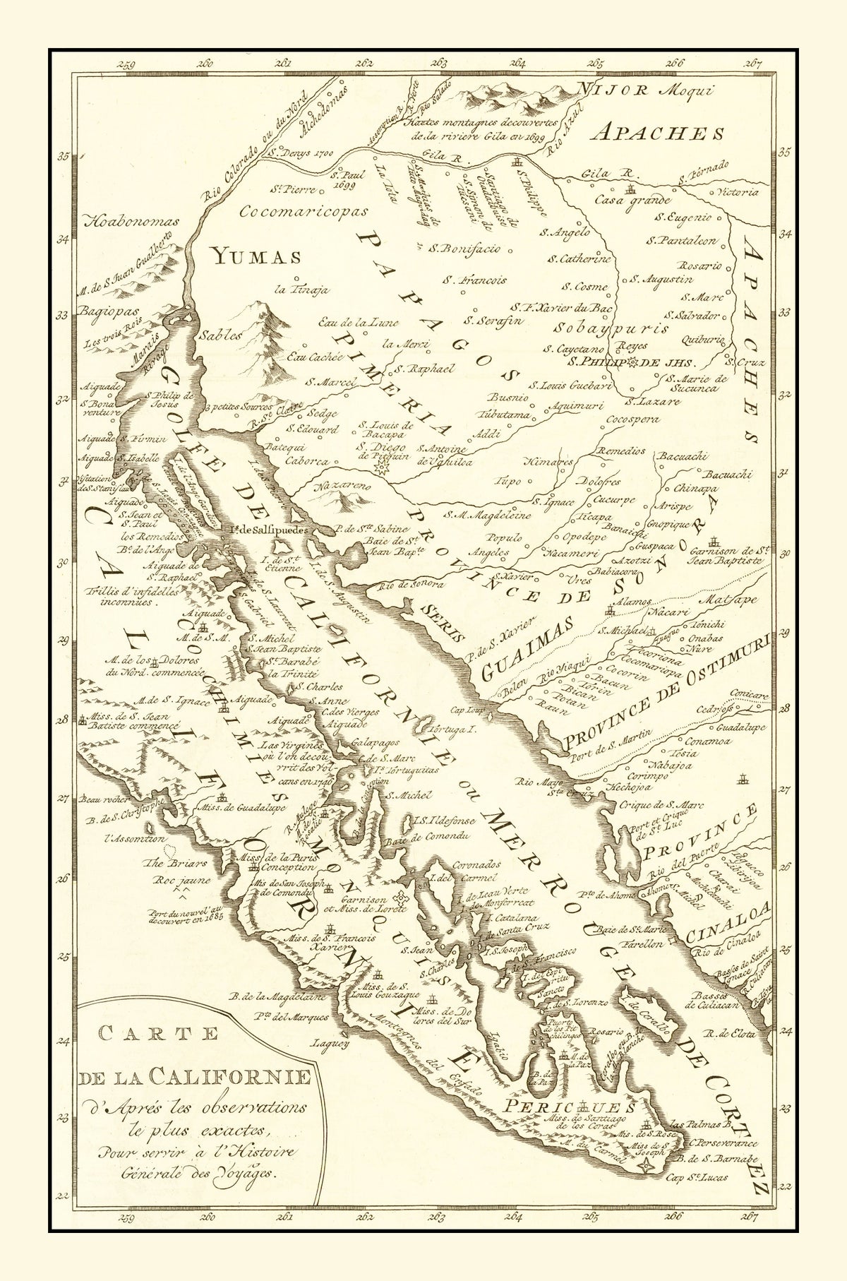 Preview of Vintage Map of California 1777