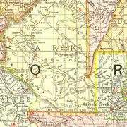 old Colorado map