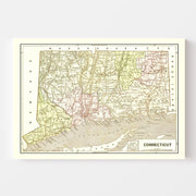 map of Connecticut