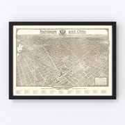 Washington Vintage Map 1923