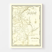 map of Delaware