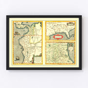 Florida Vintage Map 1584
