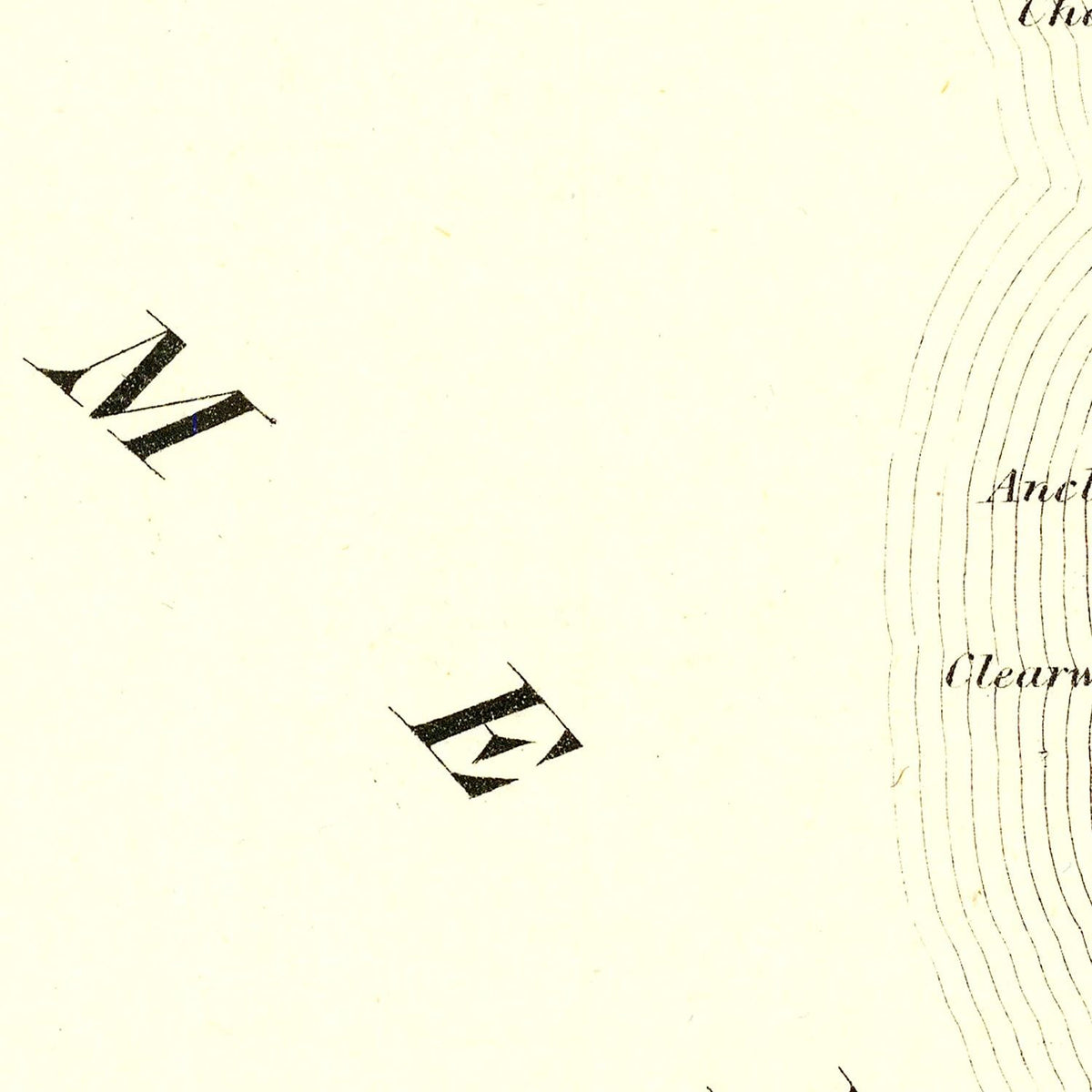 Restored historic details from the 1855 state map of County, Florida