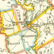 old Georgia map