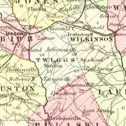 old Georgia map