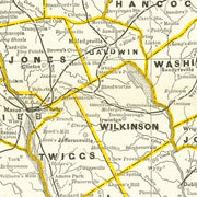 old Georgia map