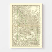 map of Idaho