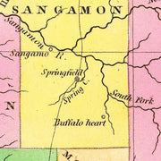 old Illinois map