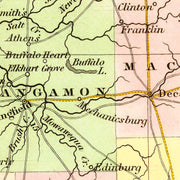 old Illinois map