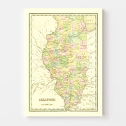 map of Illinois