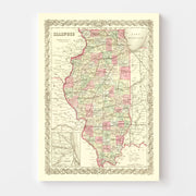 map of Illinois