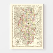 map of Illinois