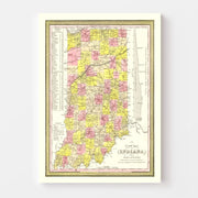 map of Indiana