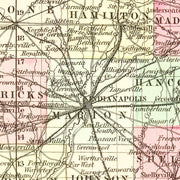old Indiana map
