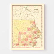 map of Iowa