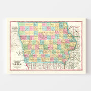 map of Iowa
