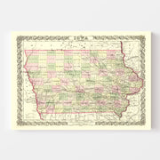 map of Iowa