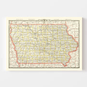map of Iowa