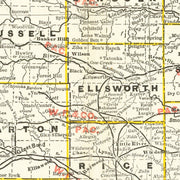 old Kansas map