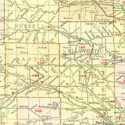 old Kansas map