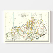 map of Kentucky