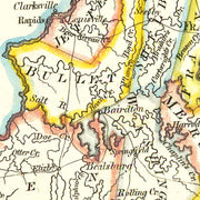 old Kentucky map