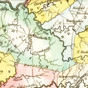 old Kentucky map