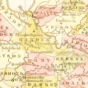 old Kentucky map