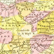 old Kentucky map