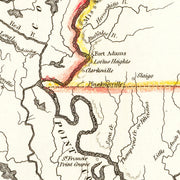 Vintage Map of Louisiana 1814